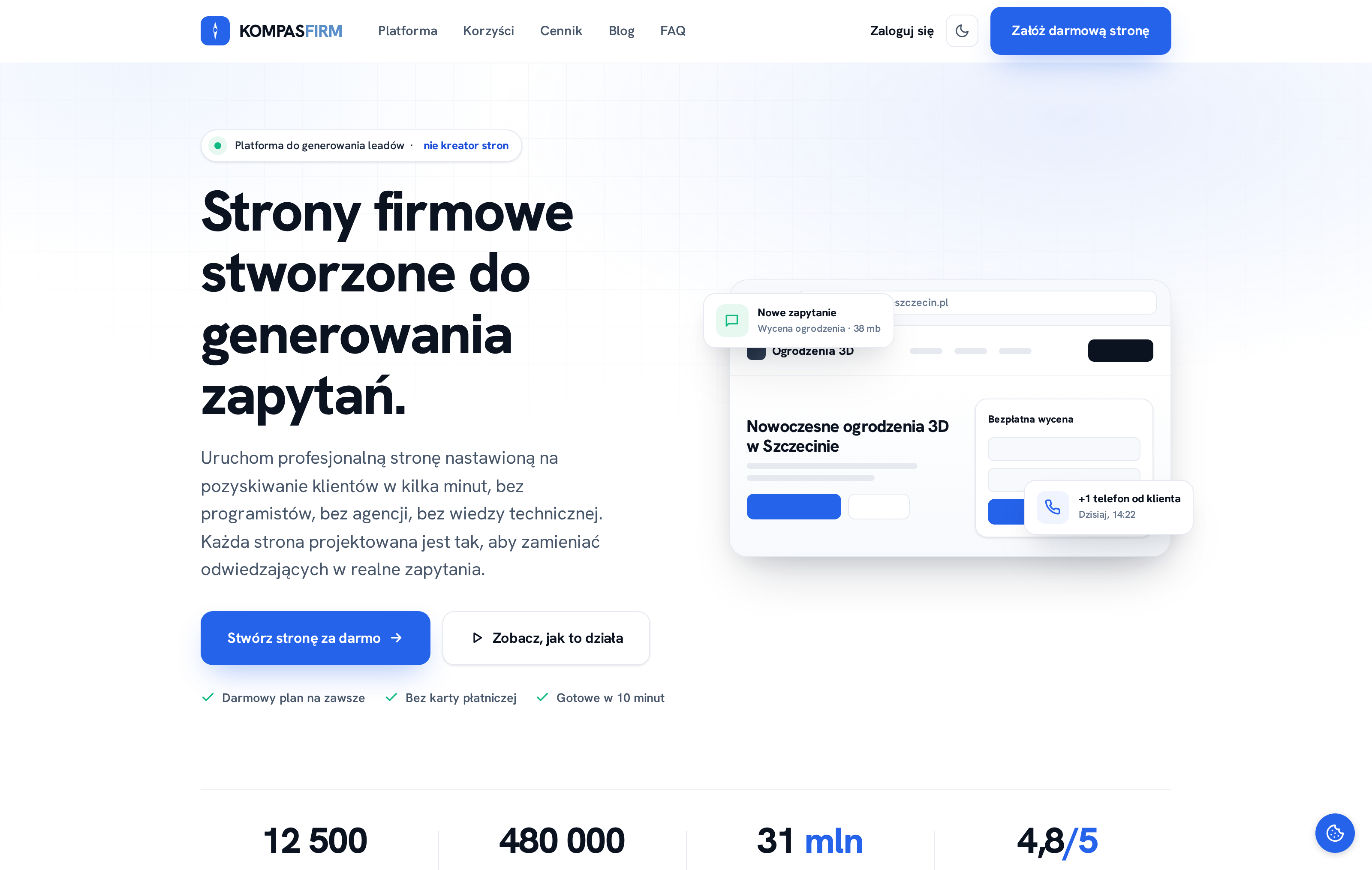 Strona główna KOMPASFIRM, tu zaczynasz
